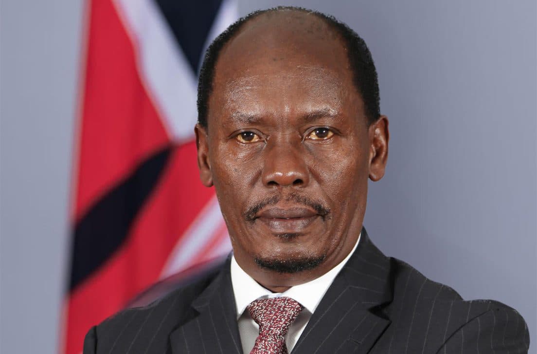 Kenya's ICT Cabinet Secretary William Kabogo Gitau, who is steering the draft AI and Emerging Technologies Policy through public consultation.