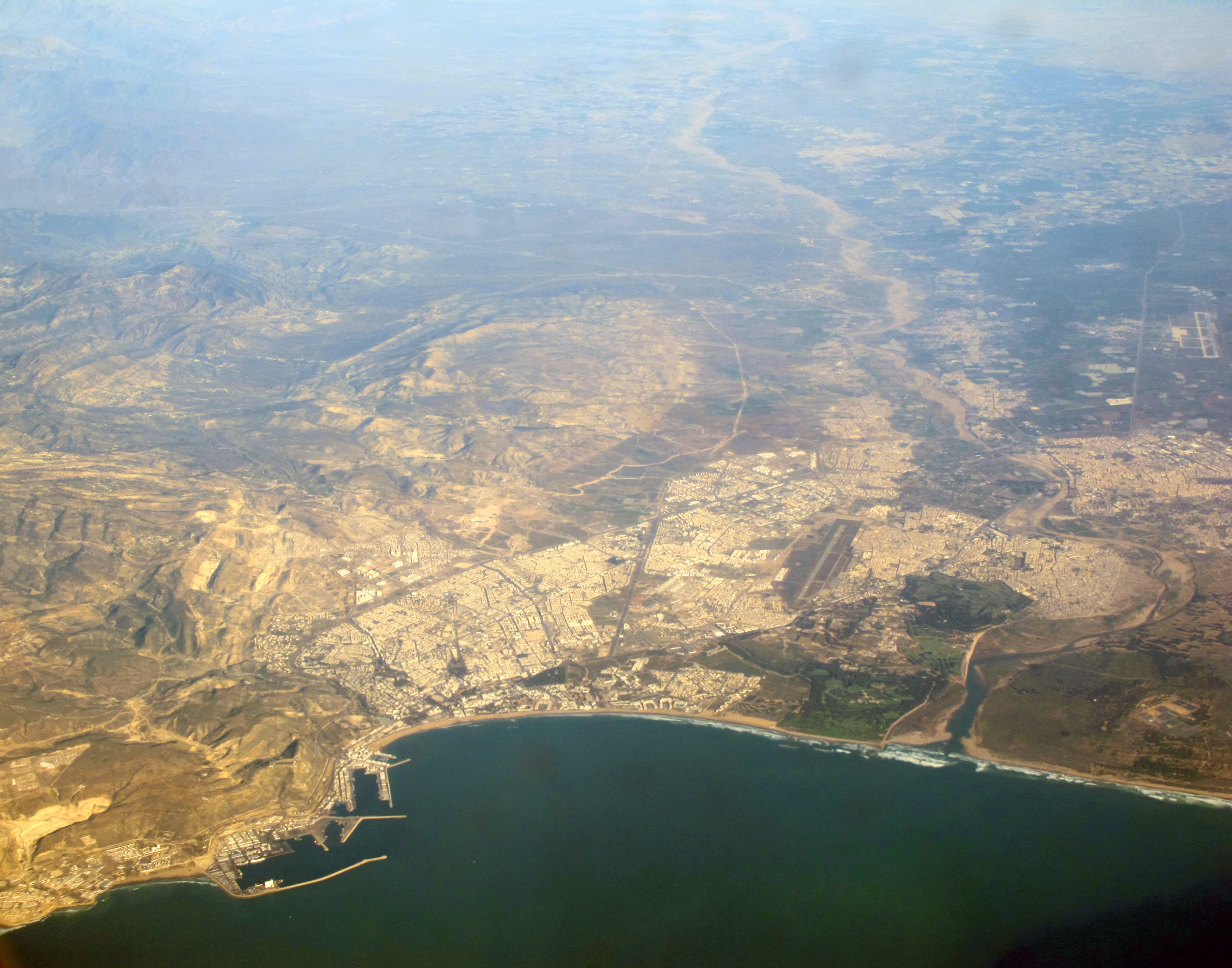 An aerial view of Agadir, the Atlantic coastal city where Oracle opened its second Moroccan research-and-development hub on 30 June 2026. Illustrative image of the city, not of the facility.