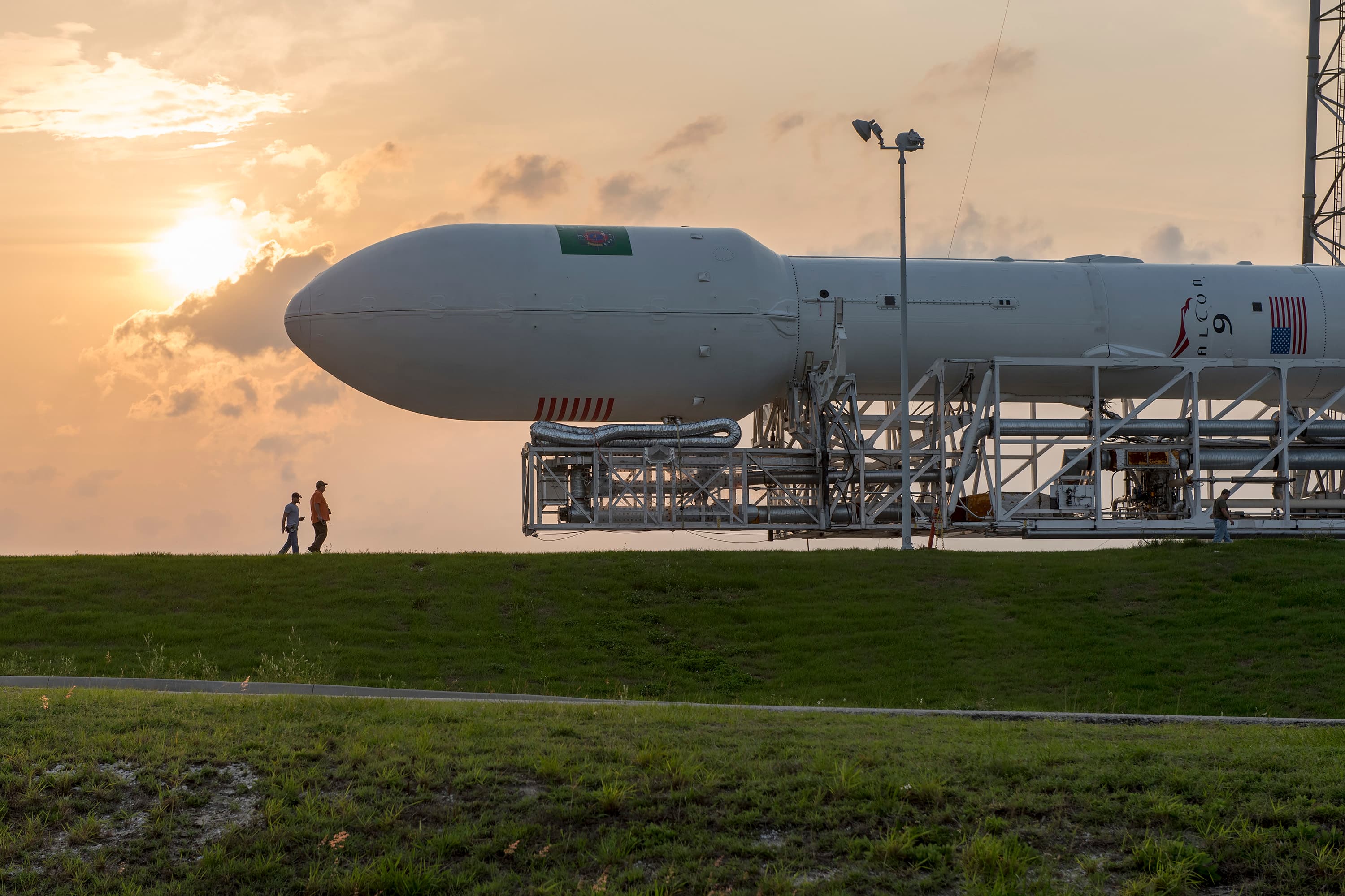 Illustrative: a SpaceX Falcon 9 ahead of a 2015 launch. SpaceX, which now owns Cursor's parent company Anysphere after a $60 billion acquisition, is not the entity pictured here in any specific event tied to this story.