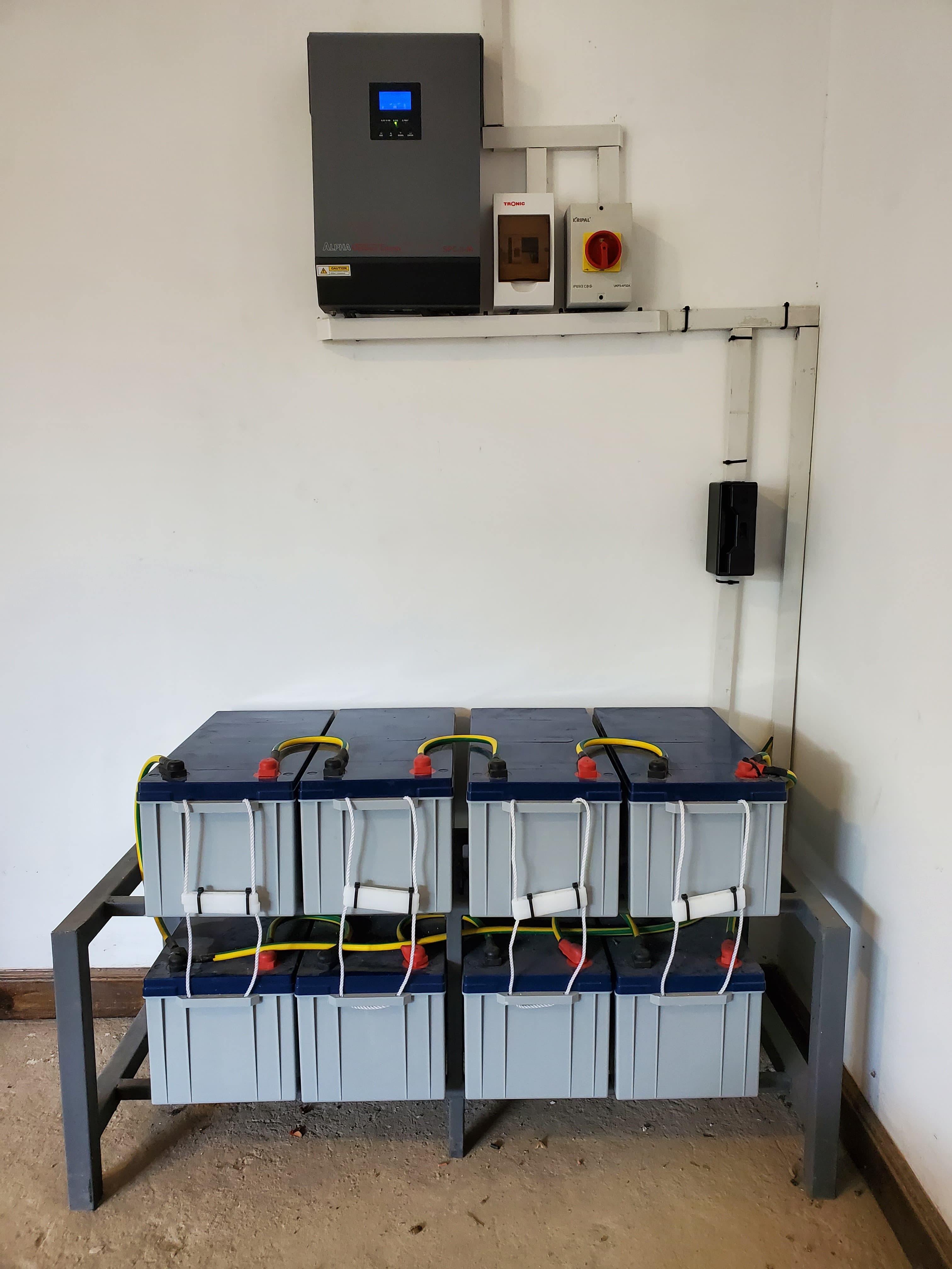 A solar installation in Kenya, illustrative of the small-scale solar and cold-chain infrastructure that climate-adaptation startups like Keep It Cool are building across the country.