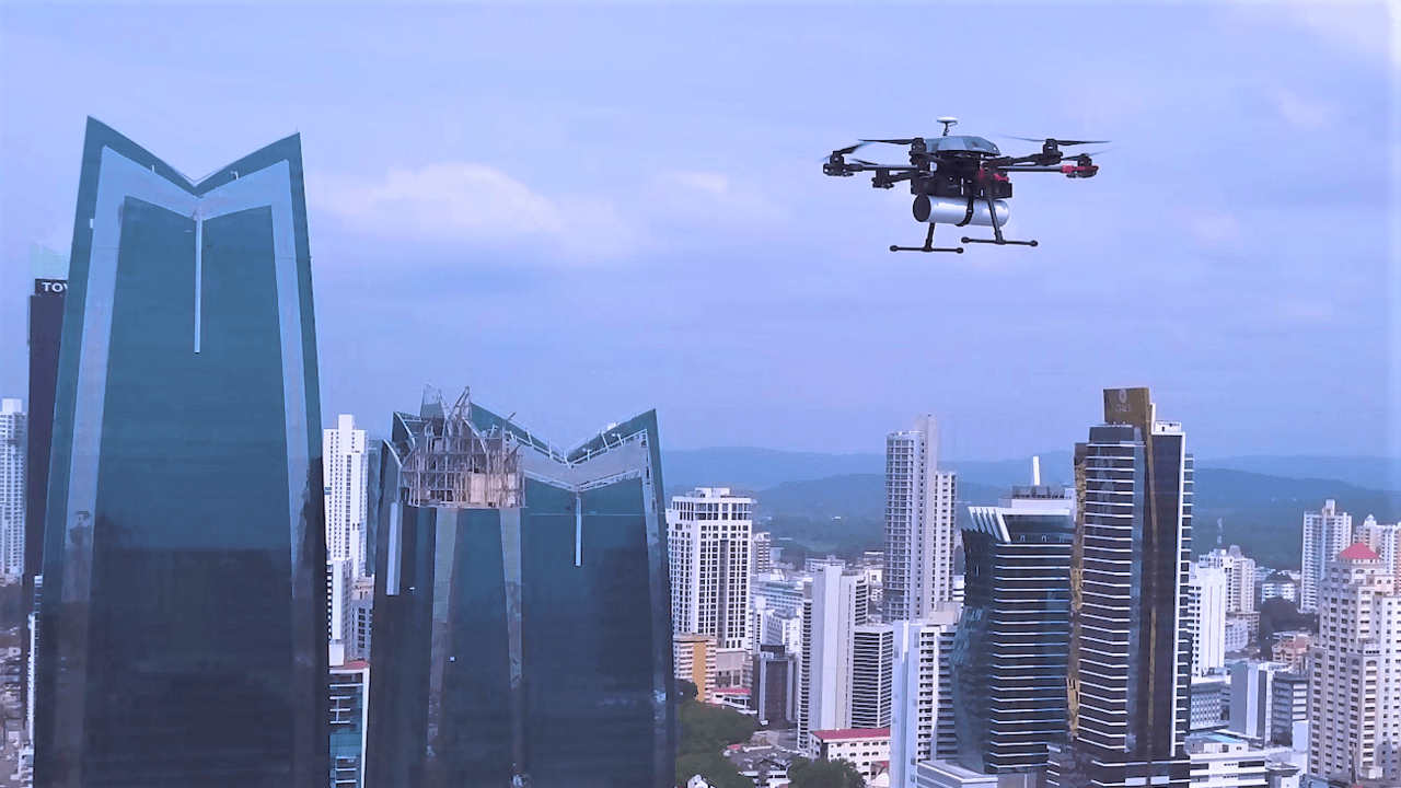 A delivery drone. Rwanda's medical-drone network has cut related deaths by half. (Illustrative)