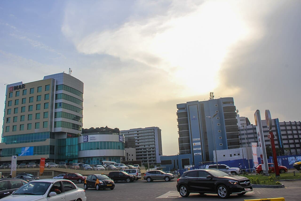 Airport City in Accra, Ghana. The Google Africa Applied AI Lab will run from the Accra AI Community Centre in the Ghanaian capital. (Illustrative)